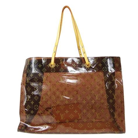 real louis vuitton see through bag